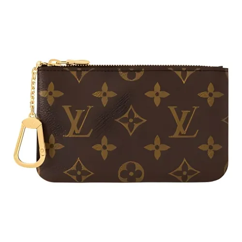LOUIS VUITTON Coated Canvas Wallet Small Size Women's Brown