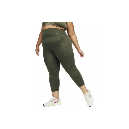 Nike Go Women's Firm-Support High-Waisted 7/8 Leggings With Pockets girls Size