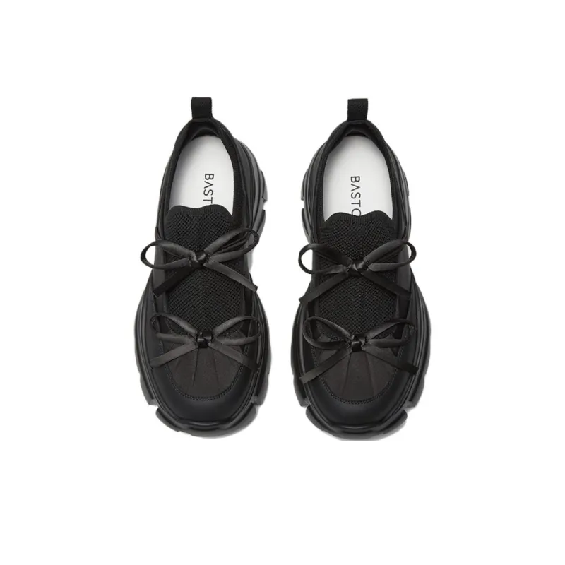 BASTO Abrasion Resistant Low Top Chunky Sneakers Women's-6