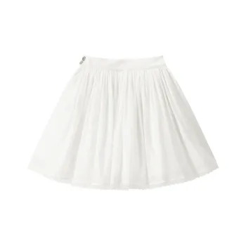 LEDIN Casual Short Skirts Women's Bright White
