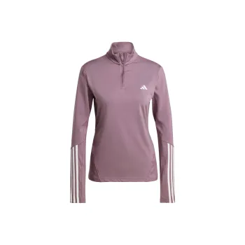Adidas Hyperglam Training Quarter-Zip Track Top Workout Clothing Women's Dark Shadow Fig