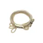 Love Polka Dot Bowknot Hair Tie 1 Pack (Beige)