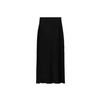 Brunello Cucinelli Satin Cady Maxi Skirt