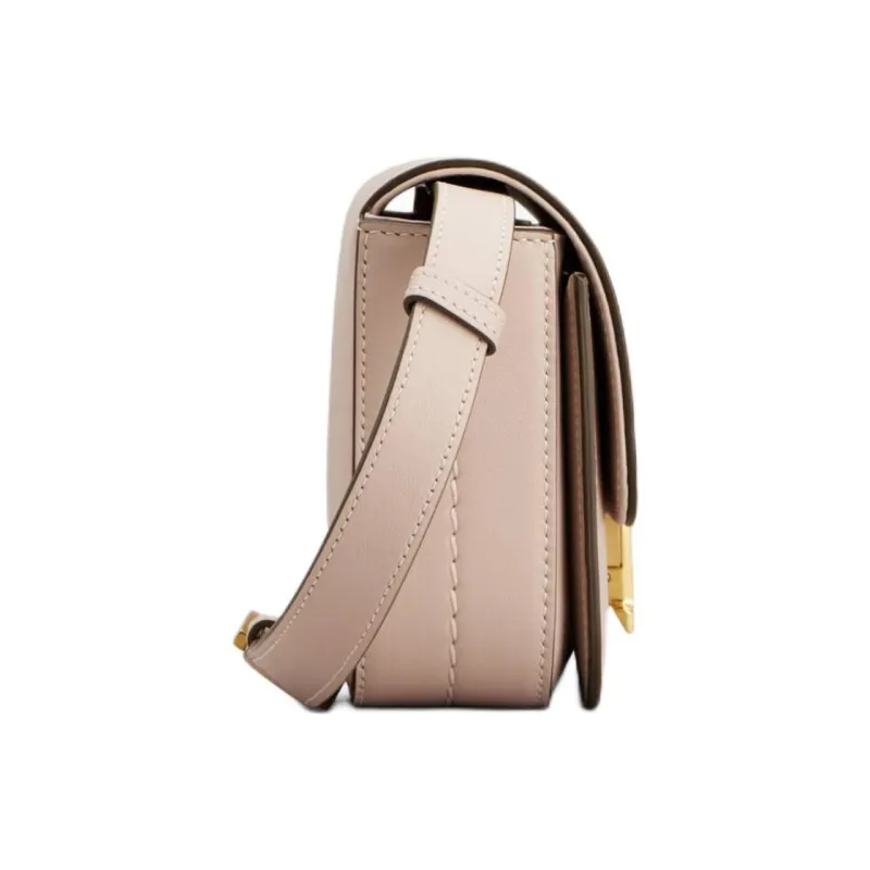 TOD'S T Timeless Calfskin Crossbody Bag Mini Women's Pink-3