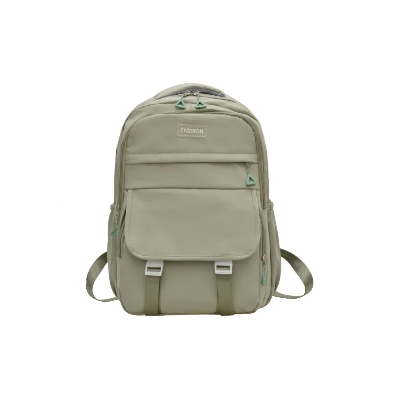 GEERDUN Nylon Fabric Backpack Unisex Multicolor-9