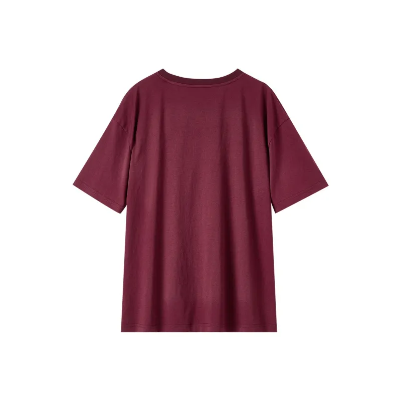 SENTUBILA Drop Shoulder Sleeve T Shirt Women's-13