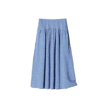 UNIQLO Casual Long Skirts Women's Royal Blue