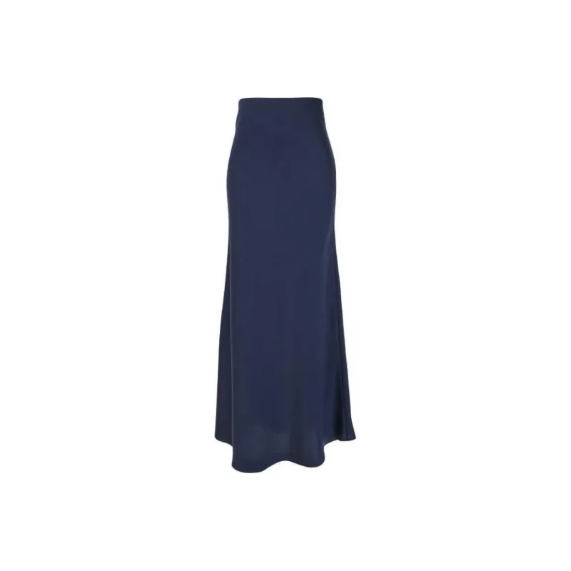 BE PLAIN FW24 Casual Long Skirt Women's Blue-0