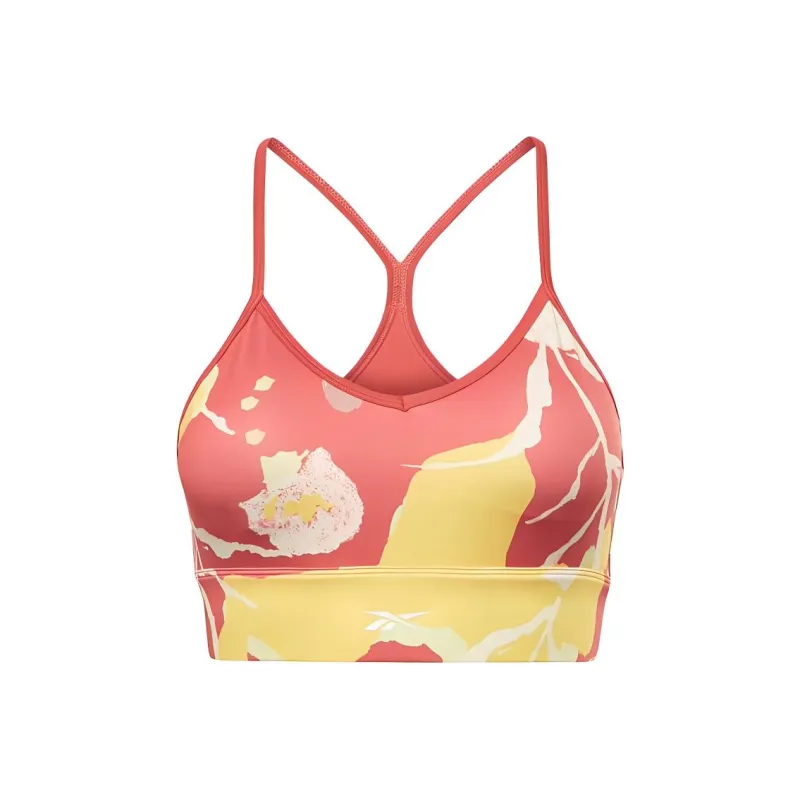 Reebok MYT Printed Sports Bra Sports Underwear Women's Fuchsia-Colored-0