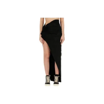 Rick Owens DRKSHDW Ruched Long Skirt