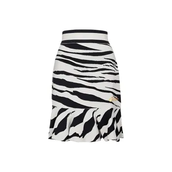 PINKO Casual Short Skirts Women's White Black