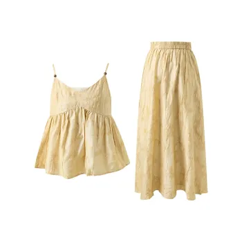 3COLOUR Skirt Set Women's 2 Pack Ginger Yellow