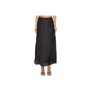 ALLSAINTS Casual Long Skirts Women's Black