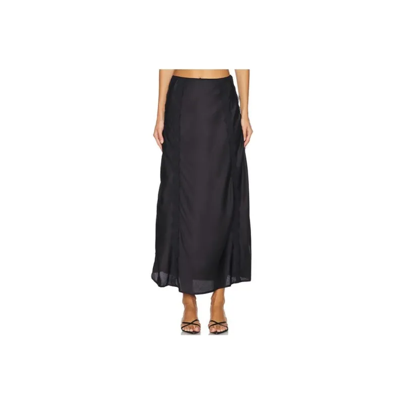 ALLSAINTS Casual Long Skirts Women's Black-0