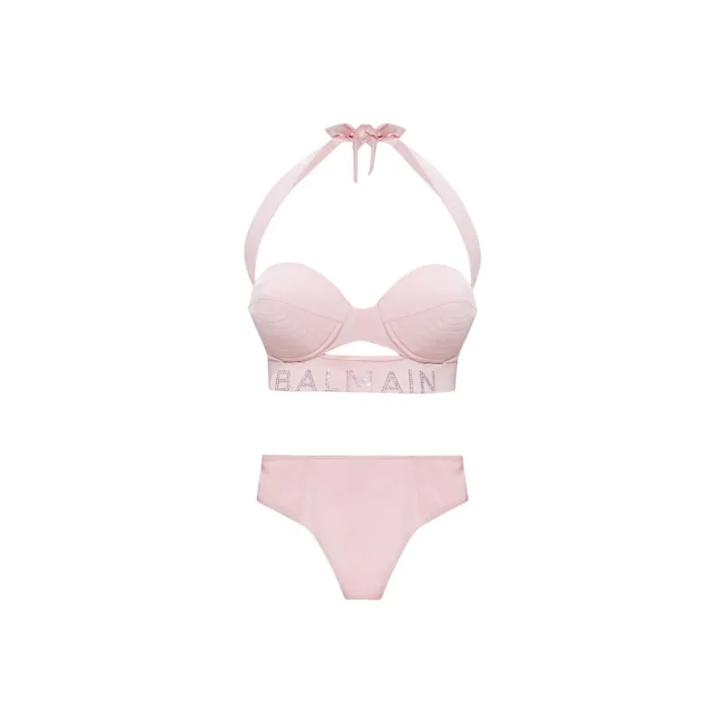 BALMAIN Logo embellished Bikini Set-0