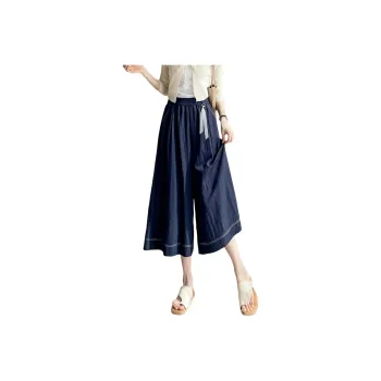 SITOL Denim Shorts Women's Dark Blue
