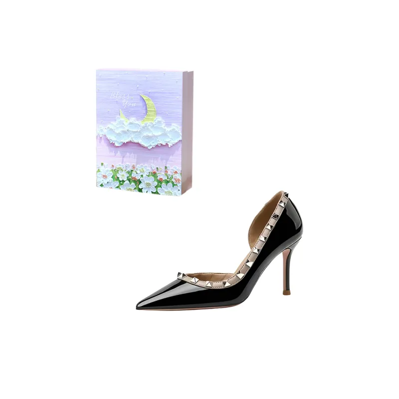 ROBINHOOD High Heels Women's Nude/Black-9