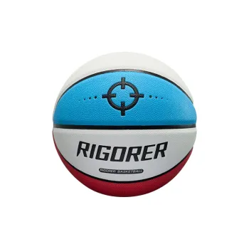 RIGORER RG600X Collection PU Basketball Red White Blue Size 7 Ball Training Competition Unisex