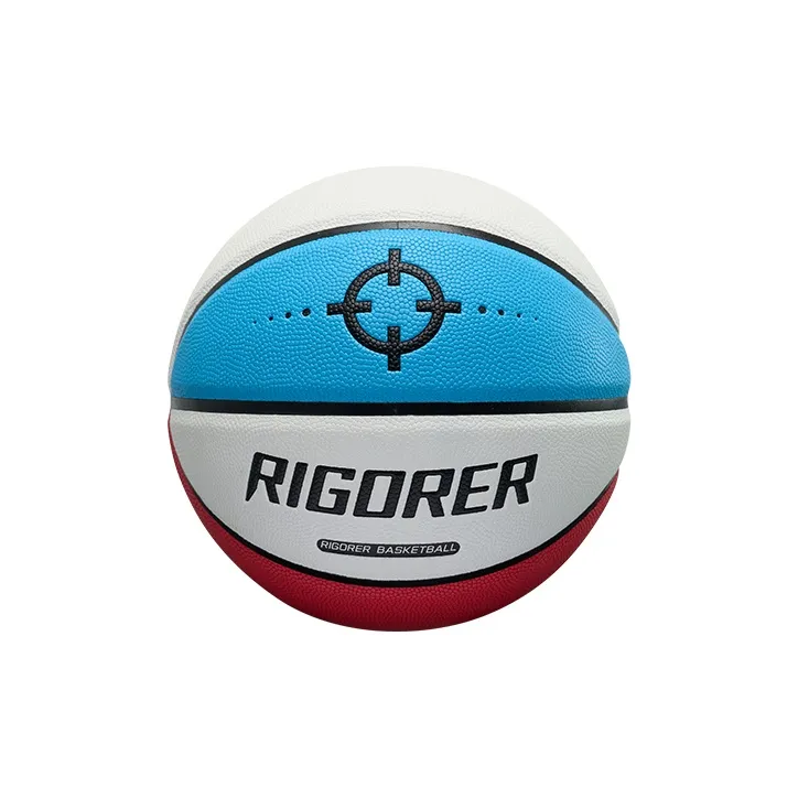 RIGORER RG600X Collection PU Basketball Red White Blue Size 7 Ball Training Competition Unisex-0