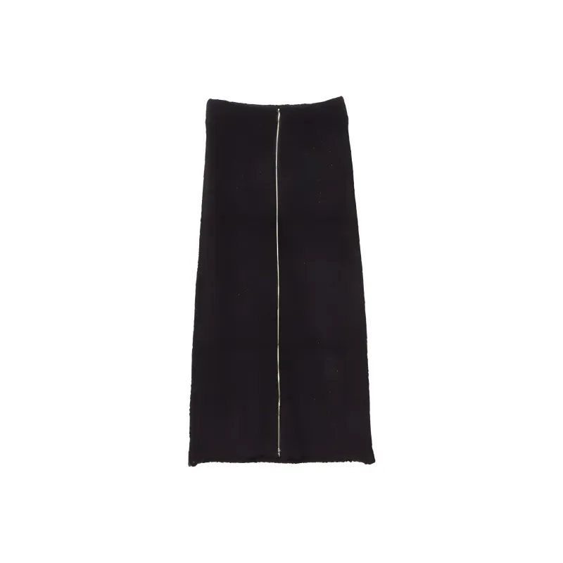 Beams Casual Long Skirt Women's Black-0