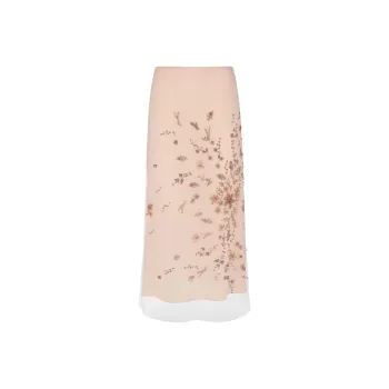 FENDI Layered Midi Skirt
