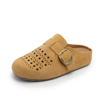 BAFFN Rubber Sole Quiet Closed Toe Slippers Women's Honey Yellow