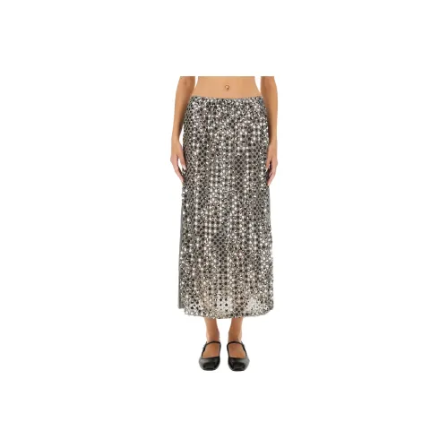 BAUM UND PFERDGARTEN Casual Long Skirts Women's Silver