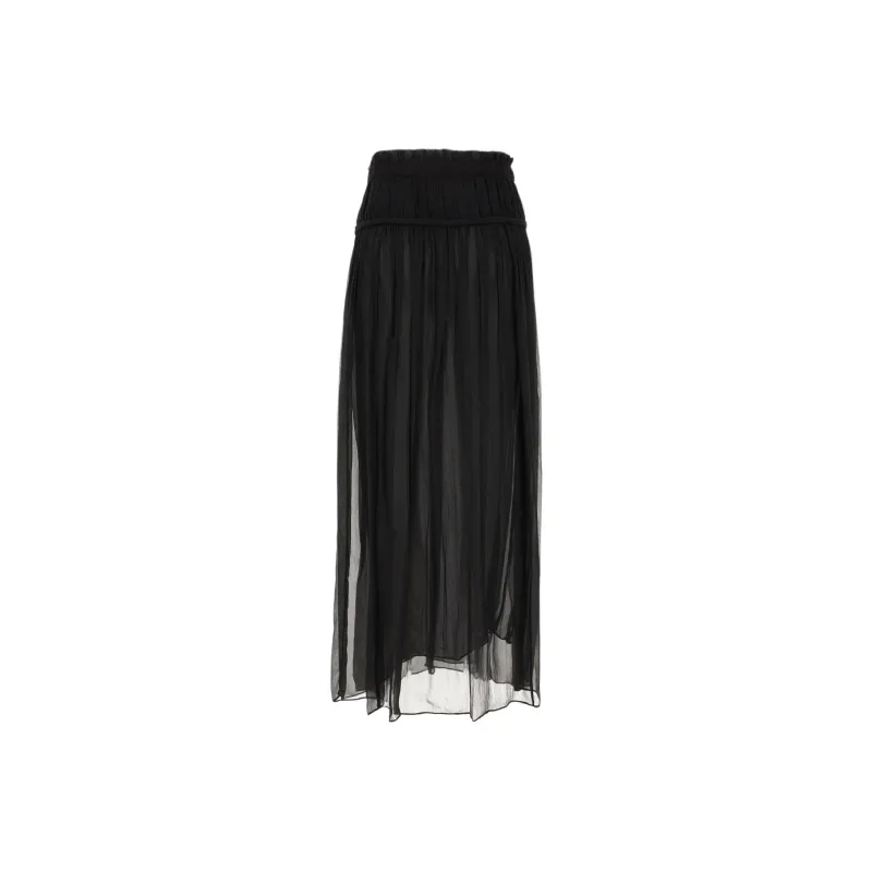 ISABEL MARANT Casual Long Skirt Women's Black-0