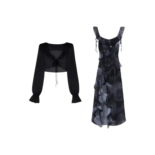 KKX Two Piece Skirt Sets Women's