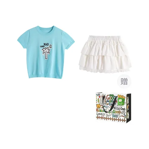 ZVJH Two Piece Skirt Sets Women's