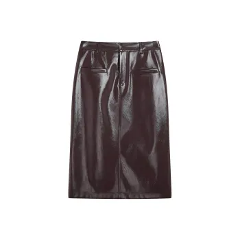 UTI Casual Long Skirts Women's Burgundy