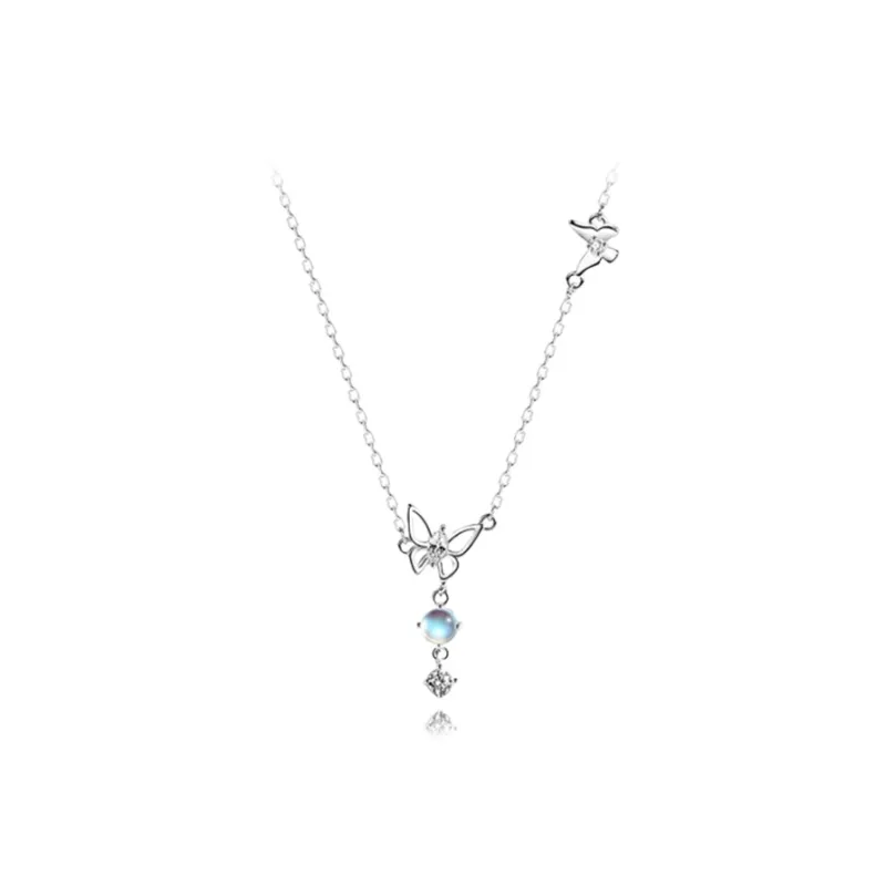 LuluCanaan Glass Cat Eye Necklaces Women's-0