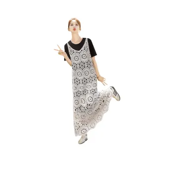 Cypress House Skirt Set Women's Outer Beige, Inner Black