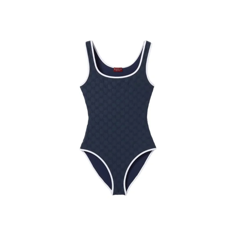 GUCCI One piece Swimsuit Women's Blue-0