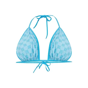 Misbhv Logo Printed Swimsuit Top