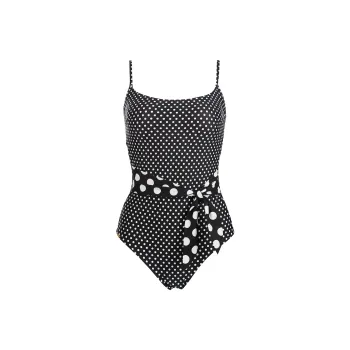 Selmark One piece Swimsuit Women's Black