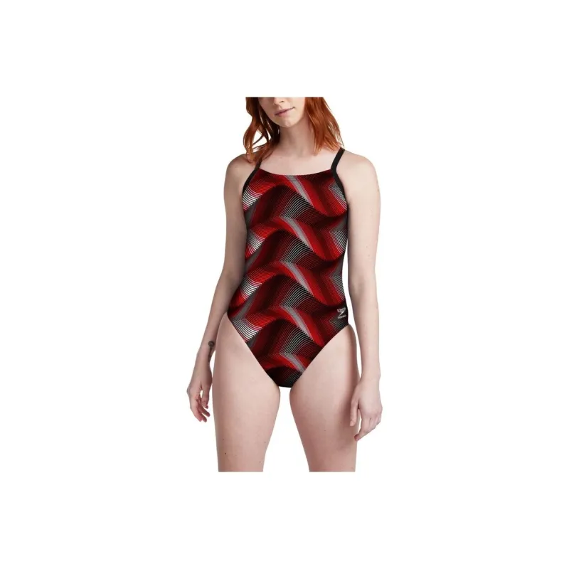 Speedo Precision Strappy One piece Swimsuit Women's-12