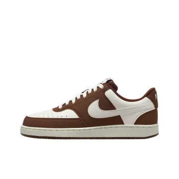 Nike Court Vision Low Top Training Shoes Women's White Brown