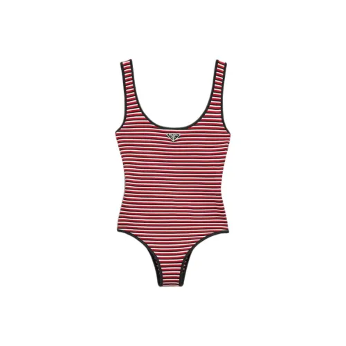 PRADA Striped Swimsuit