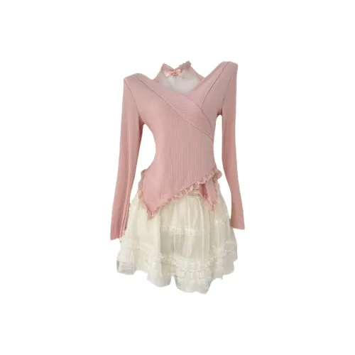 YGPRW Two Piece Skirt Sets Women's