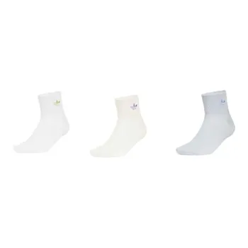 Adidas Originals ORI ANK Mid Calf Socks Unisex 3 Pack Mixed Color