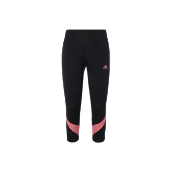 Adidas OWN THE RUN 3/4 TIGHTS Athletic Trousers Women's Black/Rose Red