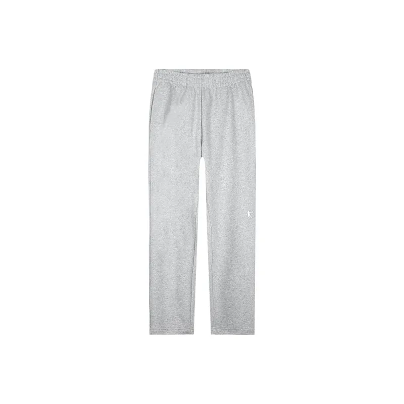 QIAODAN Casual Pants Men's Gray Heather Gray-1