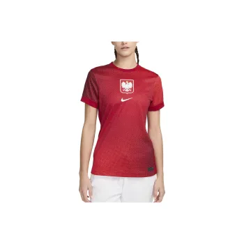 Nike Poland 2024/25 Stadium Away Soccer Jerseys Women's Bright Deep Red