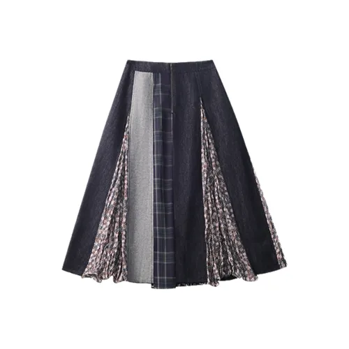 COVER TIME Casual Long Skirt Women's Floral