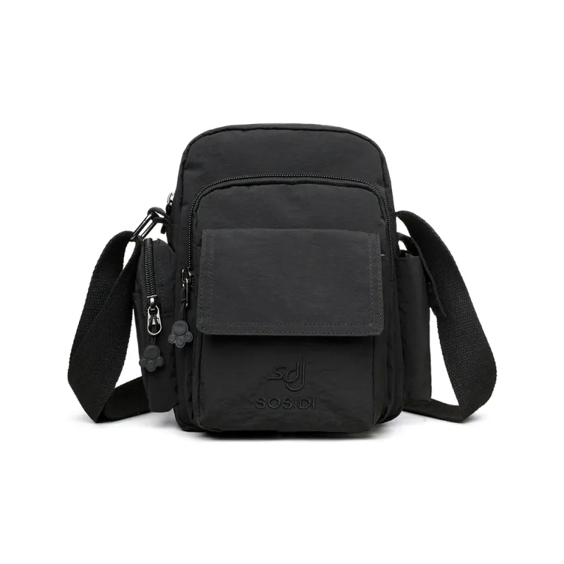 TOUTSEUL YOLO Pu Shoulder Bag Women's Ecru/Sky Blue/Black-14