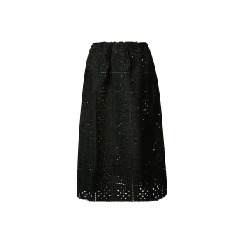 GANNI Casual Long Skirt Women's Black