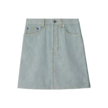 Burberry EKD jacquard Denim Skirt