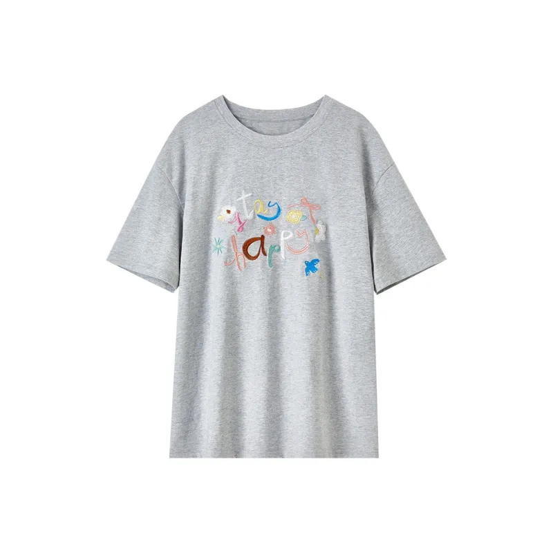 SENTUBILA Drop Shoulder Sleeve T Shirt Women's-2