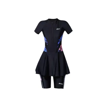 XTEP Two-Piece Swimsuits Women's Jet Black